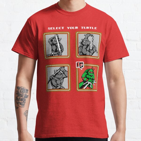Teenage Mutant Ninja Turtles Mens T-Shirt - TMNT Simple Costume Front w/ Cape (Medium)