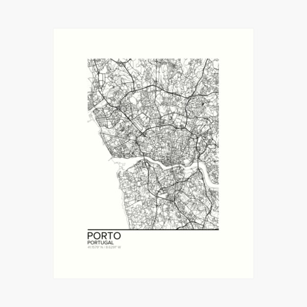 Portugal Poster Print Modern Room Home Wall Office Decor Watercolor Blue Red Green Portugal Map Print Portugal Street Map Printable Art