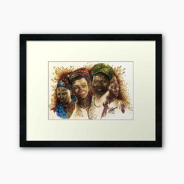 Africa's Untapped Natural Resources Framed Art Print
