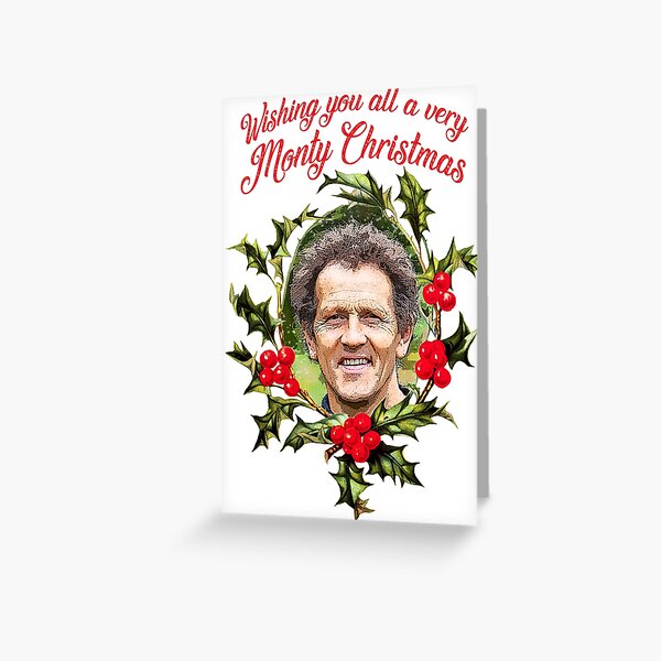 Item preview, Wishing You All A Very Monty Christmas - Monty Don designed and sold by Hoorahville.