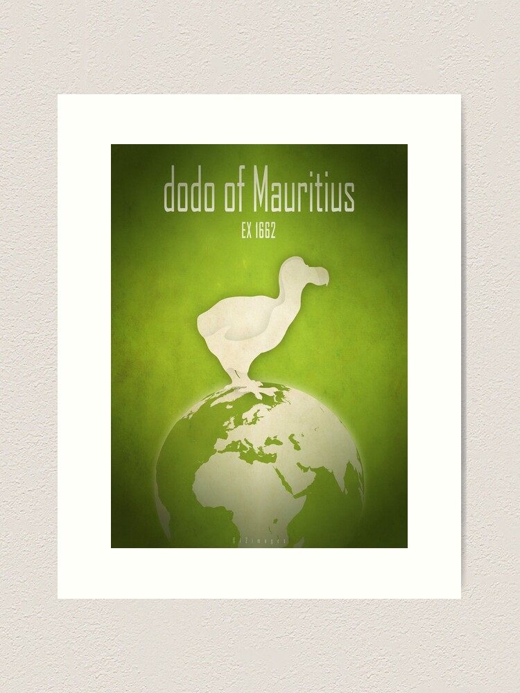 Thumbnail 1 of 3, Art Print, Dodo of Mauritius - extinct animals designed and sold by 12images.