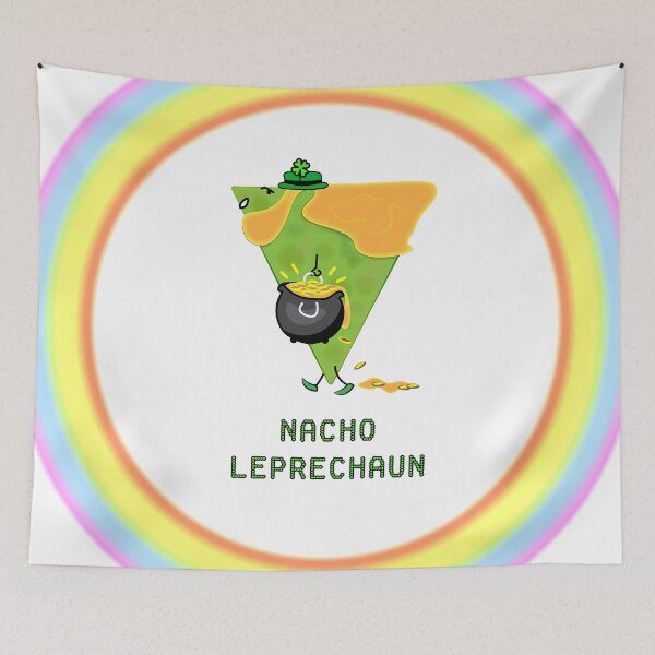 Item preview, Nacho Leprechaun Green Tortilla Guy designed and sold by SanfordStudio.