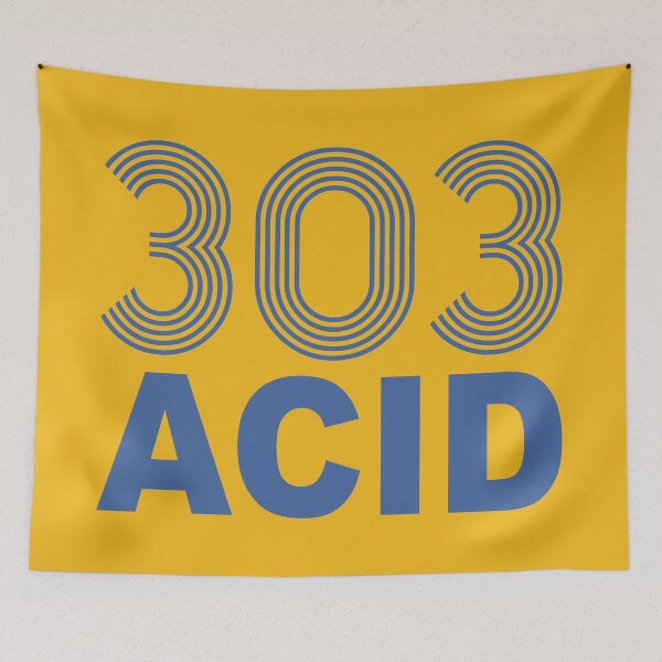 Item preview, 303 Acid EDM Old Skool Techno Dance Music Rave Quo designed and sold by quarantine81.