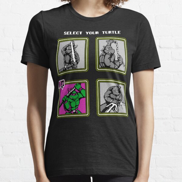 Select Your Turtle - PixelRetro Video Game T-shirts - Ninja Turtles