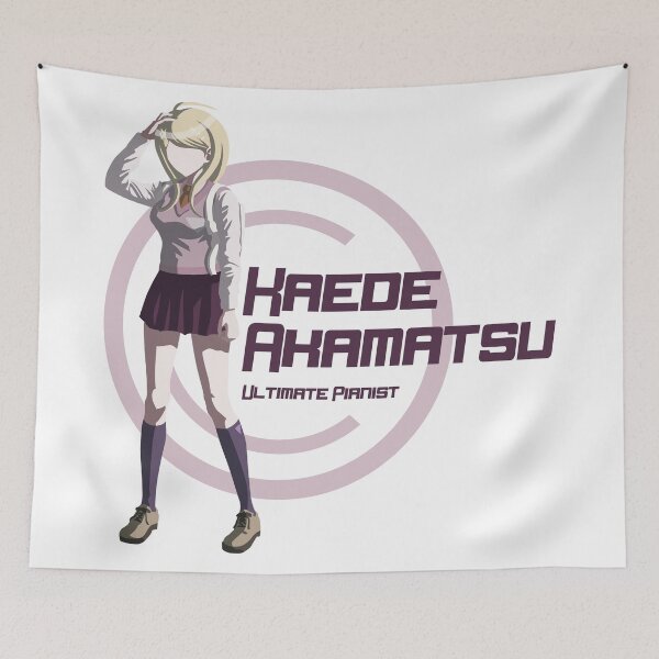Item preview, Kaede Akamatsu - Danganronpa Vector Minimalist Art designed and sold by Cae Grey.