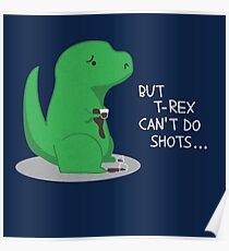 funny t rex posters redbubble