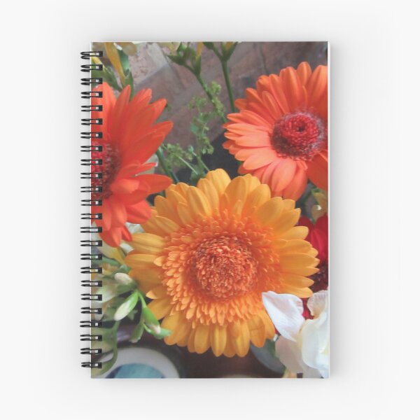 Item preview, Orange Gerberas With White Freesias designed and sold by lezvee.