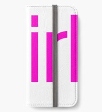Team Girl Gender Reveal Announcement Party iPhone Wallet/Case/Skin