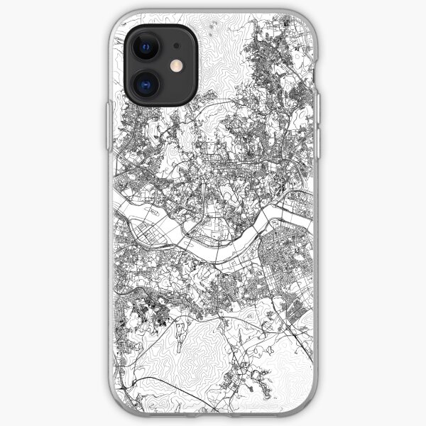 Seoul Karte Poster drucken Wandkunst, Südkorea Geschenk bedruckbar, Home und Kindergarten, moderne Karte Dekor für Büro, Karte Kunst, Karte Geschenke iPhone Flexible Hülle