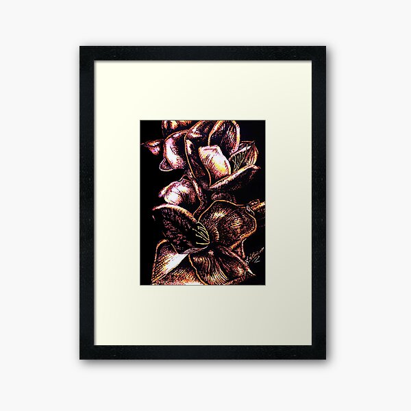 In Bloom - Pink Framed Art Print