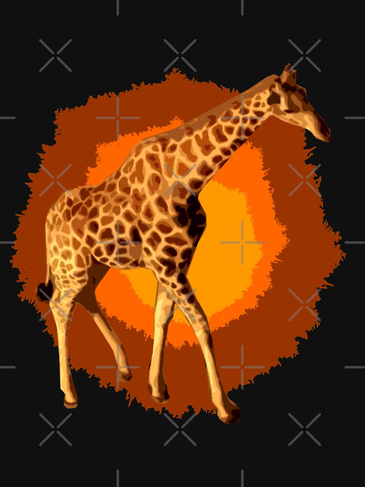 Giraffe Popart von Periartwork