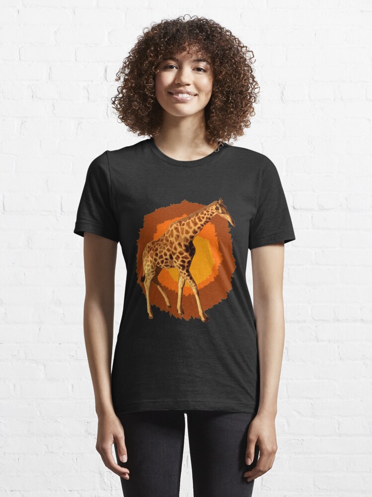 Alternate view of Giraffe pop art Essential T-Shirt