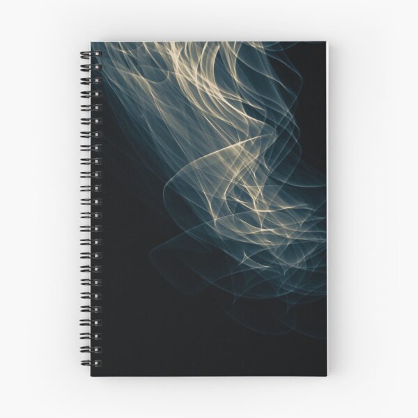 Item preview, Glowing abstract curved blue and yellow lines designed and sold by Maor Winetrob.