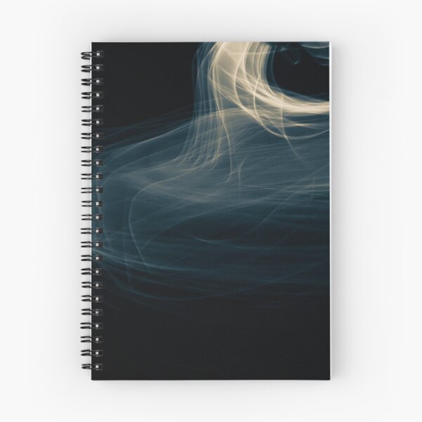 Item preview, Glowing abstract curved blue and yellow lines designed and sold by Maor Winetrob.