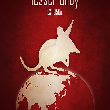 Artwork thumbnail, Lesser bilby/yallara - extinct animals by Moira Risen