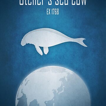 Artwork thumbnail, Steller's sea cow - extinct animals by Moira Risen