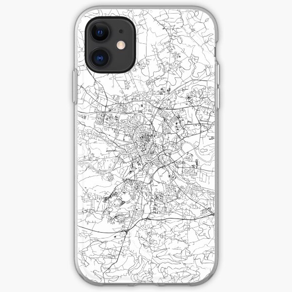 Kraków map poster print wall art, Poland gift printable, Home and Nursery, Modern map decor for office, Map Art, Map Gifts iPhone Soft Case