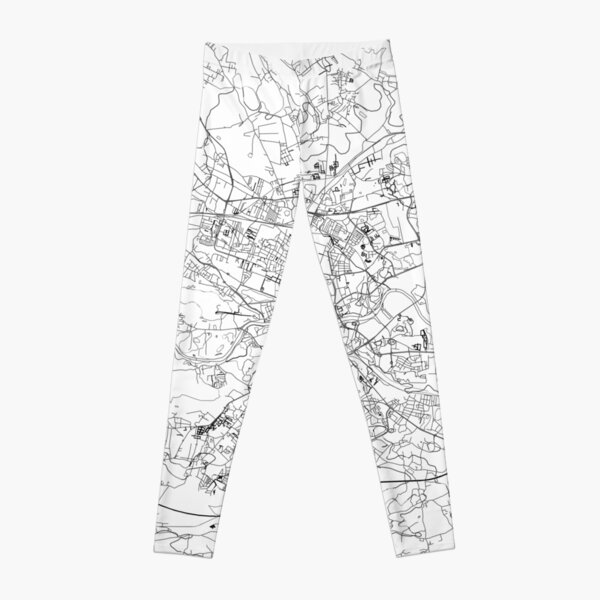 Kraków map poster print wall art, Poland gift printable, Home and Nursery, Modern map decor for office, Map Art, Map Gifts Leggings