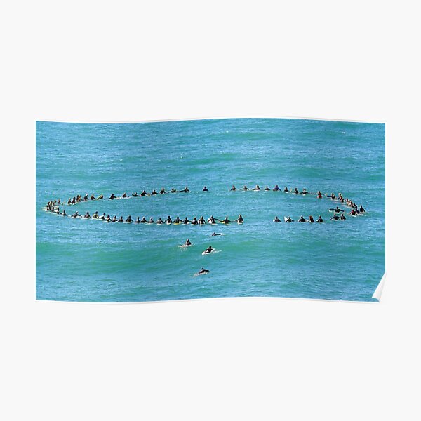 Andy Irons Memorial Paddle Out, Bells Beach 6 Nov Poster