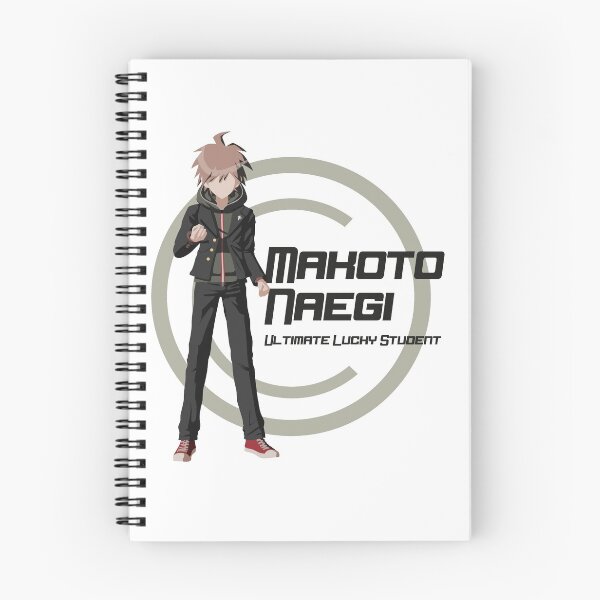 Item preview, Makoto Naegi - Danganronpa Minimalist Vector Art designed and sold by Cae Grey.