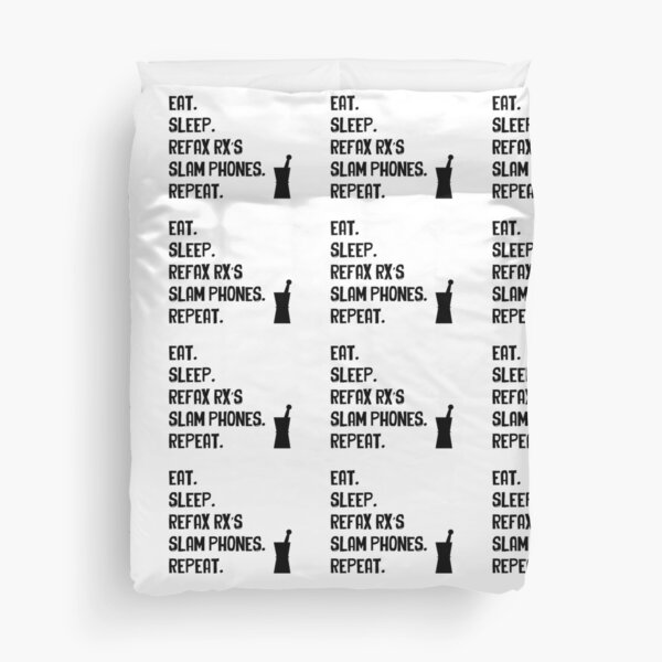 Funny Pharmacist Slam Phones Duvet Cover