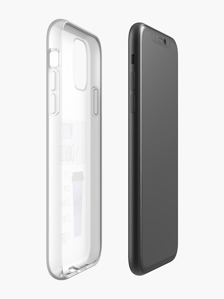 Alternate view of Writer's Check List iPhone Case & Cover