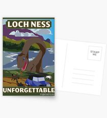 Besuchen Sie Loch Ness - Green Postkarten