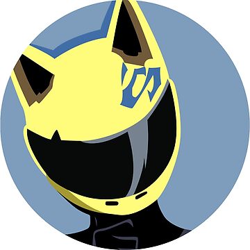 Aperçu de l'œuvre Celty Sturluson - Durarara !!! Art vectoriel minimaliste de Cae Grey