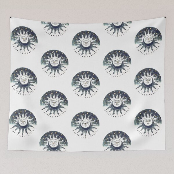 Item preview, La Lune Le Soleil Sticker designed and sold by nekhebit.