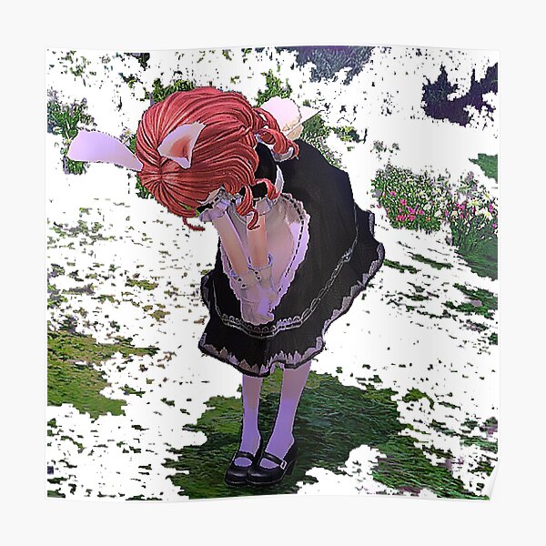 Pastel Pink Stereoscopic 3D Anime Girl Art Board Print for Sale by heabae   Redbubble