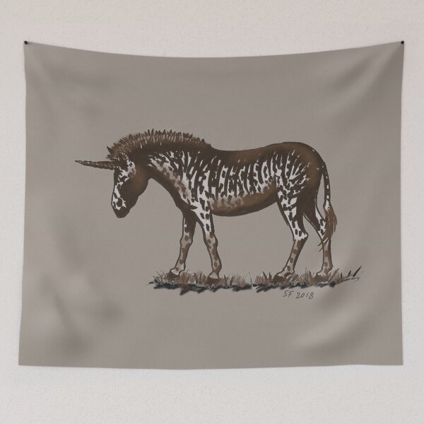 Item preview, The Unicorn in Sepia designed and sold by SavinArt.