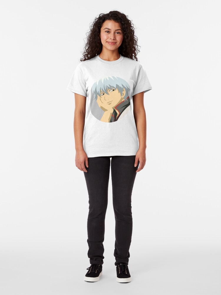 Sakata Gintoki Gintama Vector Art T Shirt By Caelyngreaves Redbubble 4427