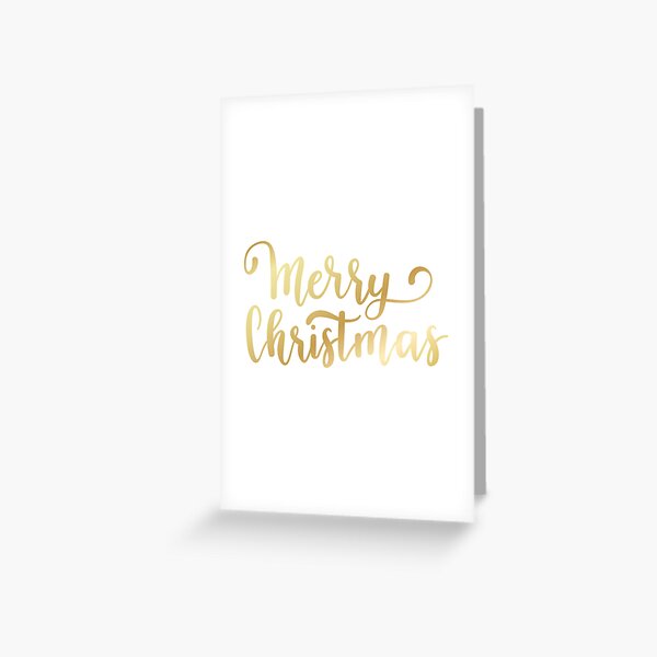 Merry Christmas sticker Greeting Card