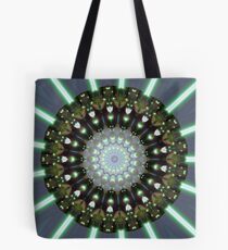 Laser on flowers Tote Bag