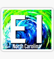 Emerald Isle NC Big Wave Sticker