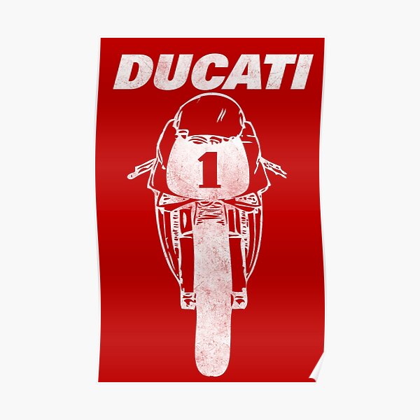 La légendaire Ducati 916 Poster