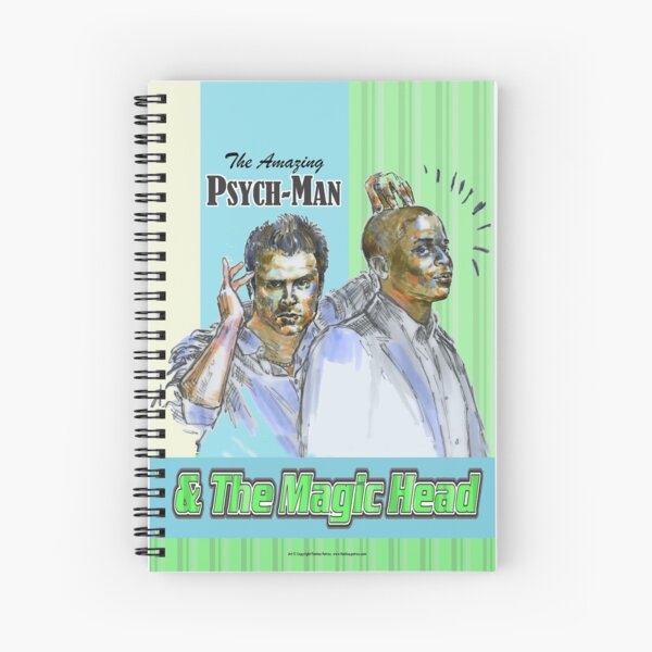 Item preview, Psych - The Amazing Psych-man & MagicHead designed and sold by FanitsaArt.
