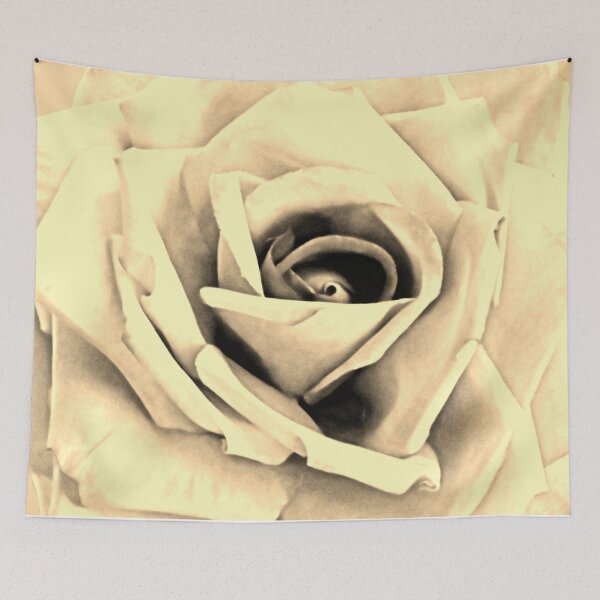 Item preview, Modern Buttery Yellow Cream Rose Art A226g designed and sold by byNicol.