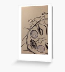 Marylin Manson Monroe Greeting Card