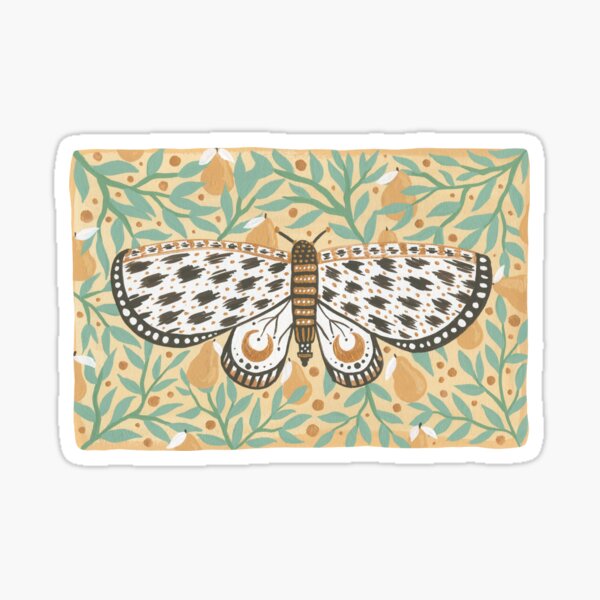 Item preview, Pear Moon Moth designed and sold by mirabyler.
