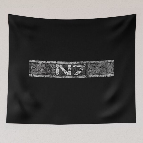 Item preview, N7 Mass Effect Distressed Logo designed and sold by Monkey's Shop.