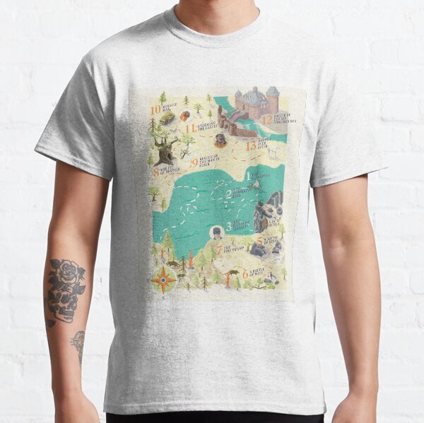 Princess Bride Discovery Map Classic T-Shirt