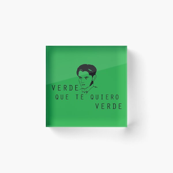 Item preview, Verde que te quiero verde designed and sold by theClamor.