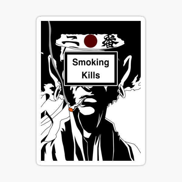 Smoking Kills Stickers for Sale | Redbubble
