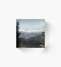 Overlooking Banff Acrylic Block