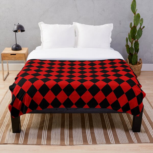Harlequin diamond pattern Throw Blanket