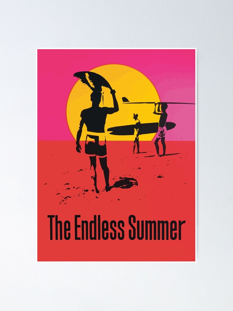 Alternate view of Endless Summer, 1966 Surf Sport Documentary Poster, Artwork, Prints, Posters, Tshirts, Men, Women, Kids Poster