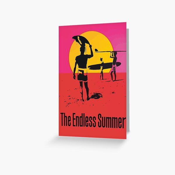 Endless Summer, 1966 Surf Sport Documentary Poster, Artwork, Prints, Posters, Tshirts, Men, Women, Kids Greeting Card