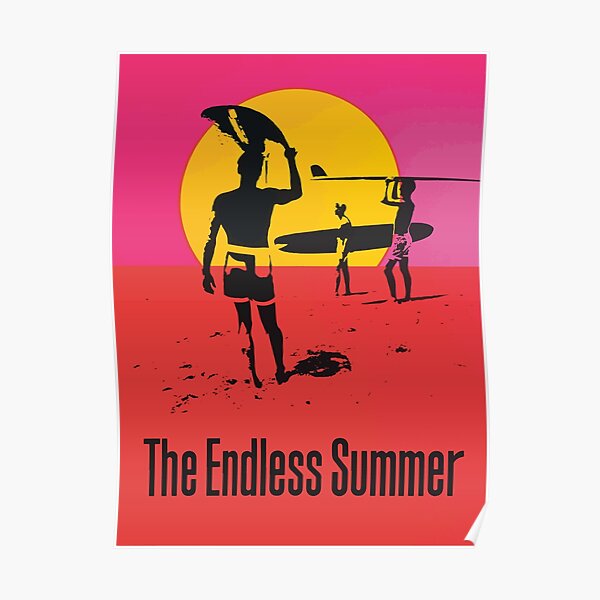 Endless Summer, 1966 Surf Sport Documentary Poster, Artwork, Prints, Posters, Tshirts, Men, Women, Kids Poster