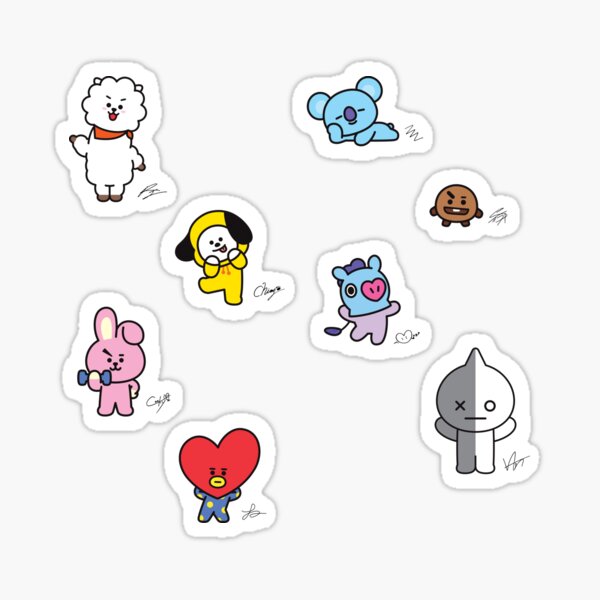 Bt21 Stickers | Redbubble